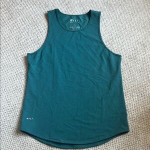 BYLT Teal Tank Top Sz L